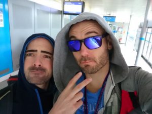 Des touristes 