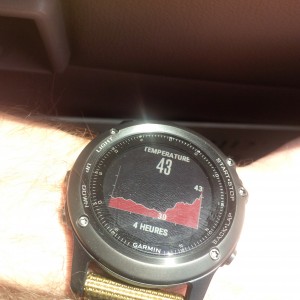 43° et pas en Fahrenheit.