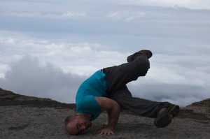 Un breakdancer montagnard